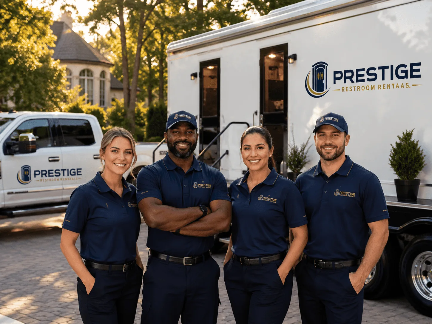 Trusted Luxury Portable Restrooms company in Roans Prairie, TX